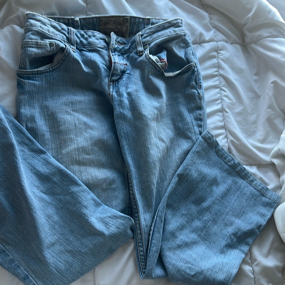Low rise jeans light blue size s/m